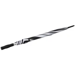 Large Golf Umbrella - EVA Handle Black-White Closed